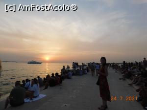 P17 [JUL-2021] Apus de soare în Zadar ascultând Orga Mării