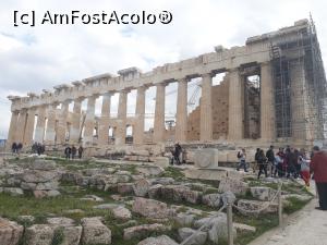 P15 [NOV-2018] Acropole - Parthenon-ul, unde erau lucrări de restaurare. 