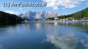 P01 [JUL-2019] Lago di Misurina - nu vă lăsați păcăliți-munții din fundal sunt la vreo 10 km distanță. 