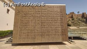 [P42] Teatrul Roman. Imaginea prezintă o secțiune din ,,Lex Malacitana” (Legea Malagăi), un ansamblu de legi romane gravate pe plăci din bronz. Documentul datează din perioada flaviană, cel mai probabil din timpul împăratului Domițian (anii 81 - 84 dHr). » foto by ovidiuyepi
 - 
<span class="allrVoted glyphicon glyphicon-heart hidden" id="av1547346"></span>
<a class="m-l-10 hidden" id="sv1547346" onclick="voting_Foto_DelVot(,1547346,3219)" role="button">șterge vot <span class="glyphicon glyphicon-remove"></span></a>
<a id="v91547346" class=" c-red"  onclick="voting_Foto_SetVot(1547346)" role="button"><span class="glyphicon glyphicon-heart-empty"></span> <b>LIKE</b> = Votează poza</a> <img class="hidden"  id="f1547346W9" src="/imagini/loader.gif" border="0" /><span class="AjErrMes hidden" id="e1547346ErM"></span>