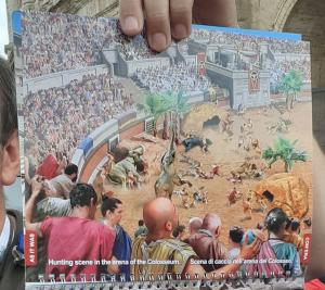 [P05] Scenă de vânătoare în arena Colosseum - reconstituire - » foto by Mitica49 <span class="label label-default labelC_thin small">NEVOTABILĂ</span>