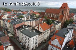 P60 [SEP-2022] Torun văzut din Turnul Primăriei, poză mărită, se vede imensa Catedrală Sf. Ioan