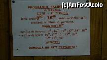 [P12] Programul de acces in salina, in cursul diminetii circulatia e continua deoarece pana la ora 16 tratamentul se face sub supravegherea specialistilor » foto by kelyboy
 - 
<span class="allrVoted glyphicon glyphicon-heart hidden" id="av286444"></span>
<a class="m-l-10 hidden" id="sv286444" onclick="voting_Foto_DelVot(,286444,3441)" role="button">șterge vot <span class="glyphicon glyphicon-remove"></span></a>
<a id="v9286444" class=" c-red"  onclick="voting_Foto_SetVot(286444)" role="button"><span class="glyphicon glyphicon-heart-empty"></span> <b>LIKE</b> = Votează poza</a> <img class="hidden"  id="f286444W9" src="/imagini/loader.gif" border="0" /><span class="AjErrMes hidden" id="e286444ErM"></span>