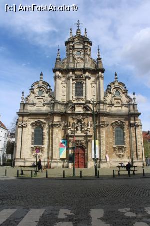 P01 [APR-2024] Bruxelles, Biserica Sf. Ioan Baptistul din Beghinaj (Église Saint-Jean-Baptiste-au-Béguinage), Fațada bogat decorată