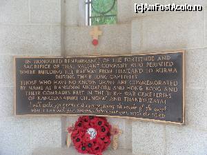 [P02] placa comemorativa din  Chongkai War Cemetery » foto by robert
 - 
<span class="allrVoted glyphicon glyphicon-heart hidden" id="av587046"></span>
<a class="m-l-10 hidden" id="sv587046" onclick="voting_Foto_DelVot(,587046,3802)" role="button">șterge vot <span class="glyphicon glyphicon-remove"></span></a>
<a id="v9587046" class=" c-red"  onclick="voting_Foto_SetVot(587046)" role="button"><span class="glyphicon glyphicon-heart-empty"></span> <b>LIKE</b> = Votează poza</a> <img class="hidden"  id="f587046W9" src="/imagini/loader.gif" border="0" /><span class="AjErrMes hidden" id="e587046ErM"></span>