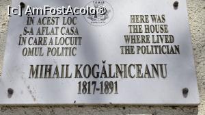 [P25] Placa care ne informează despre locul unde a locuit Kogălniceanu » foto by pepsi70ro
 - 
<span class="allrVoted glyphicon glyphicon-heart hidden" id="av1524397"></span>
<a class="m-l-10 hidden" id="sv1524397" onclick="voting_Foto_DelVot(,1524397,3820)" role="button">șterge vot <span class="glyphicon glyphicon-remove"></span></a>
<a id="v91524397" class=" c-red"  onclick="voting_Foto_SetVot(1524397)" role="button"><span class="glyphicon glyphicon-heart-empty"></span> <b>LIKE</b> = Votează poza</a> <img class="hidden"  id="f1524397W9" src="/imagini/loader.gif" border="0" /><span class="AjErrMes hidden" id="e1524397ErM"></span>