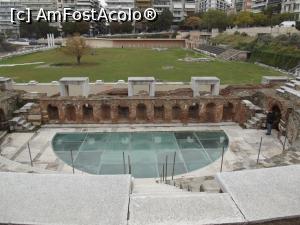 P04 [NOV-2016] Agora Romană pozată de pe ultimul rând al Odeonului Roman