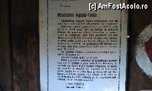 [P03] O parte din istoria mănăstirii Agapia Veche, afişată pe un panou la intrare. Agapia jud. Neamţ.  » foto by traian.leuca †
 - 
<span class="allrVoted glyphicon glyphicon-heart hidden" id="av422389"></span>
<a class="m-l-10 hidden" id="sv422389" onclick="voting_Foto_DelVot(,422389,4213)" role="button">șterge vot <span class="glyphicon glyphicon-remove"></span></a>
<a id="v9422389" class=" c-red"  onclick="voting_Foto_SetVot(422389)" role="button"><span class="glyphicon glyphicon-heart-empty"></span> <b>LIKE</b> = Votează poza</a> <img class="hidden"  id="f422389W9" src="/imagini/loader.gif" border="0" /><span class="AjErrMes hidden" id="e422389ErM"></span>