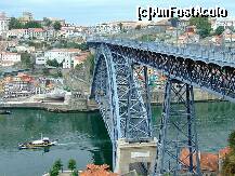 [P28] Ponte Dom Luis I, Porto, Portugalia este o uluitoare creaţie a marelui Gustave Eiffel. Construcţia podului arcuit din metal a început în 1881, în urma unui concurs de proiecte şi a fost inaugurat la 1886. Lungimea totală a podului este de 385,25 metri, greutatea 3045 tone iar arcul măsoară 172 metri în lungime şi 44,6 înălţime. Tablierul superior deserveşte linia de metrou, iar cel inferior traficul auto. » foto by badge®
 - 
<span class="allrVoted glyphicon glyphicon-heart hidden" id="av175495"></span>
<a class="m-l-10 hidden" id="sv175495" onclick="voting_Foto_DelVot(,175495,5760)" role="button">șterge vot <span class="glyphicon glyphicon-remove"></span></a>
<a id="v9175495" class=" c-red"  onclick="voting_Foto_SetVot(175495)" role="button"><span class="glyphicon glyphicon-heart-empty"></span> <b>LIKE</b> = Votează poza</a> <img class="hidden"  id="f175495W9" src="/imagini/loader.gif" border="0" /><span class="AjErrMes hidden" id="e175495ErM"></span>