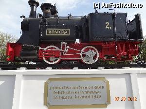 [P03] Muzeul de Locomotive cu Abur in aer liber Resita, Prima locomotiva cu abur fabricata in Roamania la Resita in anul 1872.  » foto by TaniaT
 - 
<span class="allrVoted glyphicon glyphicon-heart hidden" id="av375970"></span>
<a class="m-l-10 hidden" id="sv375970" onclick="voting_Foto_DelVot(,375970,7919)" role="button">șterge vot <span class="glyphicon glyphicon-remove"></span></a>
<a id="v9375970" class=" c-red"  onclick="voting_Foto_SetVot(375970)" role="button"><span class="glyphicon glyphicon-heart-empty"></span> <b>LIKE</b> = Votează poza</a> <img class="hidden"  id="f375970W9" src="/imagini/loader.gif" border="0" /><span class="AjErrMes hidden" id="e375970ErM"></span>