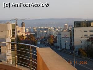 P13 [NOV-2020] De pe balcon, o privire spre Calea Turzii. Se observă şi hotelul Ramada în apropiere