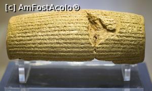 [P01] British Museum, Londra. Cilindrul lui Cyrus cel Mare.  » foto by mihaelavoicu <span class="label label-default labelC_thin small">NEVOTABILĂ</span>