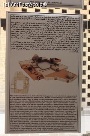 [P11] Isfahan, Masjid-e Jameh, Panouri cu principalele etape în constructia moscheii, în sala din dreapta de lângă intrare » foto by mprofeanu
 - 
<span class="allrVoted glyphicon glyphicon-heart hidden" id="av944366"></span>
<a class="m-l-10 hidden" id="sv944366" onclick="voting_Foto_DelVot(,944366,11142)" role="button">șterge vot <span class="glyphicon glyphicon-remove"></span></a>
<a id="v9944366" class=" c-red"  onclick="voting_Foto_SetVot(944366)" role="button"><span class="glyphicon glyphicon-heart-empty"></span> <b>LIKE</b> = Votează poza</a> <img class="hidden"  id="f944366W9" src="/imagini/loader.gif" border="0" /><span class="AjErrMes hidden" id="e944366ErM"></span>