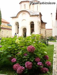 P15 [JUL-2010] Biserica Manastirii Arnota si frumoasele hortensii din curte