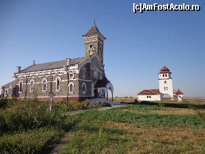 P25 [AUG-2013] Mănăstirea Colilia - biserica târnosită în 2009 cu hramul ”Intrarea în Biserică a Maicii Domnului”, alături de clopotniță