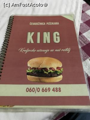 P10 [APR-2018] Restaurantul King din Kladovo - meniul