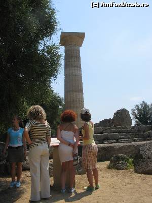 P03 [JUL-2006] Coloana dorica restaurata la templul lui Jupiter din situl de la Olympia