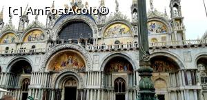 P13 [SEP-2019] Bazilica San Marco, pe al cărui frontispiciu se poate observa leul Sfântului Marcu