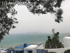 P18 [JUN-2019] Sidi Bou Saïd – frumosul orăşel alb – albastru din Tunisia - vedere panoramică asupra mării